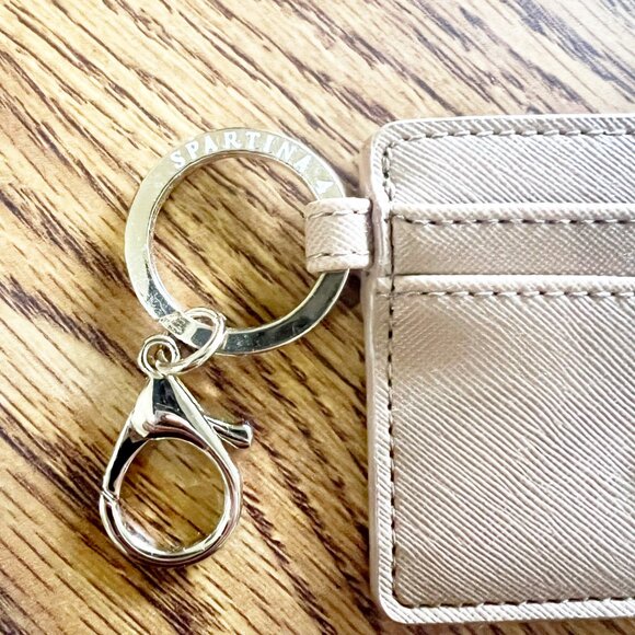 Spartina 449 Card Case Key Ring Mermaid Logo - Picture 3 of 4